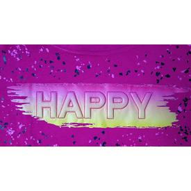 Pinselstrich Bügelbilder | 2 Bügelbilder je ca.  27,5 x 6,5 cm  | Artikelnummer: 1888-1815-6726-1