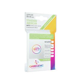 MATTE Standard American-Sized Boardgame Sleeves • 59 x 91 mm Clear | Farbcode Grün - GAMEGEN!C | Artikelnummer: 4251715403150