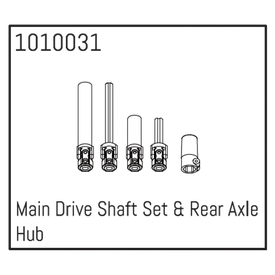 Absima Main Drive Shaft Set & Rear Axle Hub #1010031 | z.b. für Absima 1/18 Cralwer | Artikelnummer: AB1010031