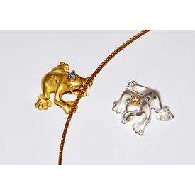 kleiner Brillant - Frosch aus Silber 925   |  | Artikelnummer: 20594545