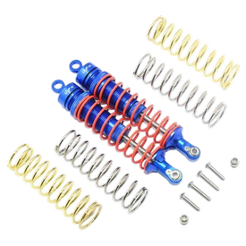 ALUMINIUM DÄMPFER HINTEN 102MM BLAU GPM TRX RUSTLER, SLASH, HOSS 4X4 | z.b. für: Slash 4x4  | Artikelnummer: RUS4102R-B-OR