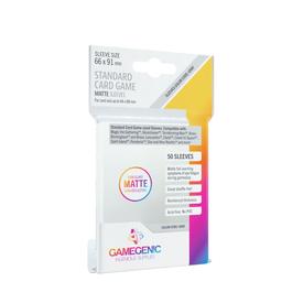 MATTE Standard Card Game Sleeves 66 x 91 mm Clear | Farbcode Grau - GAMEGEN!C | Artikelnummer: 4251715403099