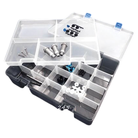 Koswork Two Layer Parts Case 245*175*56mm (w/tray & partition) |  | Artikelnummer: KOS32110
