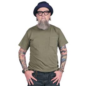 Pocket Tee | Made in USA | Olive | Artikelnummer: 5858-1773-5070