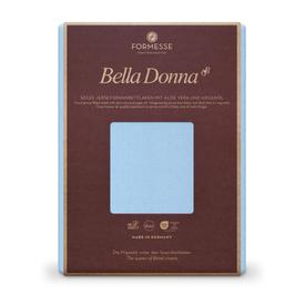 Fixleintuch Bella Donna hellblau | 90-100 x 200-220 cm | Artikelnummer: 037 04 0522