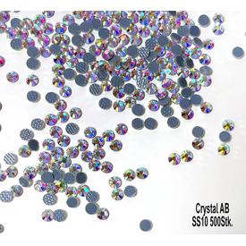 Hot-Fix Strasssteine Crystal AB  | 500 Stk SS10  | Artikelnummer: 4631-1006-1003