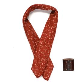 OBERWEIHER | Bandana + Leather Ring | Tonbo Libelle Red | Artikelnummer: 2461-1628-5218