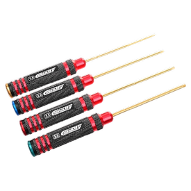Team Corally - Pro Hex Tool Set - Ti-Ni Coated - 1.5 / 2.0 / 2.5 / 3.0 mm - 4 pcs | Innensechskannt Set | Artikelnummer:  C-16185