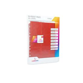 Sideloading 18-Pocket Pages 10 pcs pack Red | Gamegenic | Artikelnummer: 4251715403334