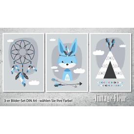 3-er Set Poster Bilder Kinderzimmer A4 / A3  |  | Artikelnummer: 119539479