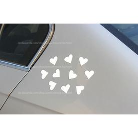 Magnet Herzen 20St Schmuck Hochzeit Auto Weiß Herz  |  | Artikelnummer: 126610627