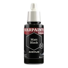Army Painter Warpaints Fanatic: Matt Black | Army Painter | Artikelnummer: 5713799300125