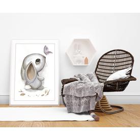 Kinderzimmer Poster Wandbild DIN A4 / A3, Hase   |  | Artikelnummer: 120690627