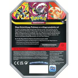 Pokémon Tin 132 Mega-Zeraora | voraussichtlich lieferbar ab 28.08.26 | Artikelnummer: 0196214141865