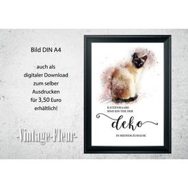 Wandbild Poster A4, Spruch, Katzen  |  | Artikelnummer: 117734527