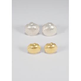 Muschel Ohrstecker mini Gold |  | Artikelnummer: 107