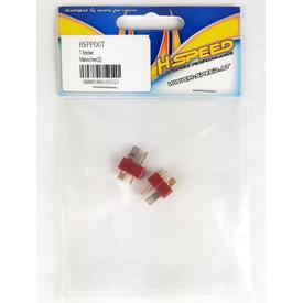 T-Stecker Männchen (2) H-SPEED | z.b. passend für :HSPP006 | Artikelnummer: HSPP007