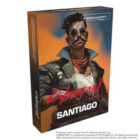 Cyberpunk Legends: Into the Night - Santiago Erweiterungsdeck | Erweiterung - Night Crew Games - voraussichtlich lieferbar ab Dezember 2026 | Artikelnummer: 3558380143796
