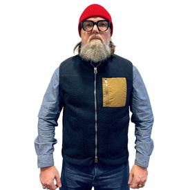 Fleece Vest | Casentino Navy | Size Large | Sample Sale | Artikelnummer: 4207-3351-3118