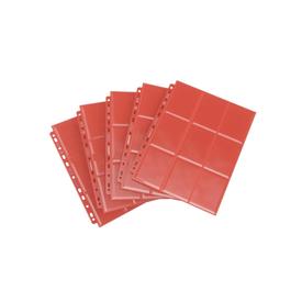 Sideloading 18-Pocket Pages 10 pcs pack Red | Gamegenic | Artikelnummer: 4251715403334