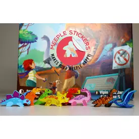 DRAFTOSAURUS + Marina + Aerial Meeple Sticker | Meeple Stickers | Artikelnummer: 5999573830334