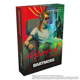 Cyberpunk Legends: Into the Night - Bartmoss Erweiterungsdeck | Erweiterung - Night Crew Games - voraussichtlich lieferbar ab Dezember 2026 | Artikelnummer: 3558380143765