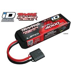 LIPO POWER CELL 4000MAH 11,1V 3S 25C TRAXXAS MIT ID-STECKER (L135XH26XB43MM) | z.b. für Traxxas Hoss | Artikelnummer: TRX2849x
