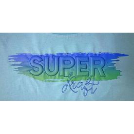 Pinselstrich Bügelbilder | 2 Bügelbilder je ca.  27,5 x 6,5 cm  | Artikelnummer: 1888-1815-6726-2