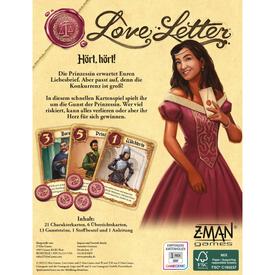 Love Letter | Z-Man Games | Artikelnummer: 0841333131685
