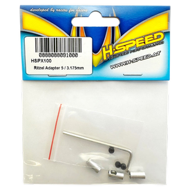 RITZEL ADAPTER 5 AUF 3.175MM (3) H-SPEED |  | Artikelnummer: HSPX100