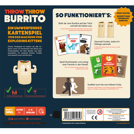 Throw Throw Burrito | Exploding Kittens | Artikelnummer: 810083040202