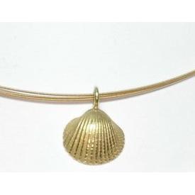 Muschel Anhänger midi Gold |  | Artikelnummer: 106