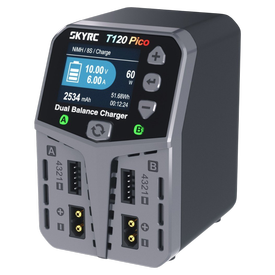 SkyRC T120 Pico AC Ladegerät LiPo 2-4s 6A 2x60W  |  | Artikelnummer: SK100236-01 