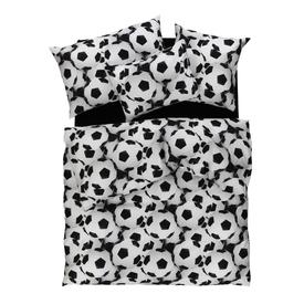 Satin Bettwäsche Fussball Championi | 160x210cm | Artikelnummer: 50.288.07