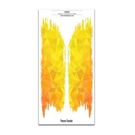 Pinselstrich Bügelbilder | 2 Bügelbilder je ca.  27,5 x 6,5 cm  | Artikelnummer: 1888-1815-6726 -4