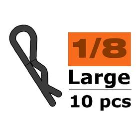 Revtec - Karosserieklammern - 45° gebogen - Gross - Schwarz - 10 St |  | Artikelnummer: GF-0410-024