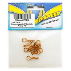 H-Speed KAROSSERIESPLINTE 1/10 METALLIC ORANGE (10) |  | Artikelnummer: HSPX023