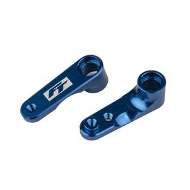Team Associated RC10B6.4 FT Steering Bellcranks, blue aluminum | Für B6.4 | Artikelnummer: AE91983