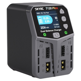 SkyRC T120 Pico AC Ladegerät LiPo 2-4s 6A 2x60W  |  | Artikelnummer: SK100236-01 