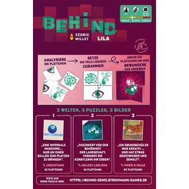Behind - Lila | Strohmann Games - voraussichtlich lieferbar ab November 2026 | Artikelnummer: 4262412340525