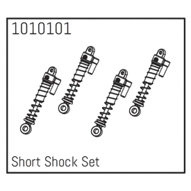 Short Shock Set - PRO Crawler 1:18 (4) Absima #1010101 | z.b. für :CR-18 | Artikelnummer: AB1010101
