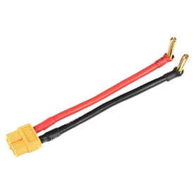 Revtec - Adapterkabel - Bullit 4mm Gold > XT-60 Stecker - 12cm - 1 pc |  | Artikelnummer: GF-1325-090