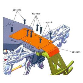 Absima 1230493 Alu Schutzplatte für Truggy AT 2.4/3.4 und AMT 2.4/3.4 |  | Artikelnummer: AB1230493