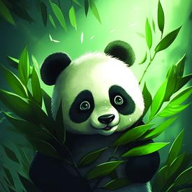 Dice Tray - Forest Panda 22x22 cm | Playmats | Artikelnummer: 5905794520480