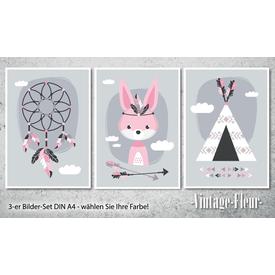 3-er Set Poster Bilder Kinderzimmer A4 / A3  |  | Artikelnummer: 119539479