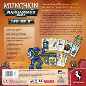 Munchkin Warhammer 40K Super Mega Set | Pegasus Spiele - voraussichtlich lieferbar ab September 2026 | Artikelnummer: 4250231745577