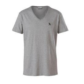 T-Shirt Black Falcon | Farbe: hellgrau / 100% ringesponnene Baumwolle | Artikelnummer: TS-4002-19-F-1394-M