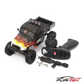 FX118 Fury Wagon RTR schwarz mit Flammen FURITEK 1/18 RC Crawler mit Brushless  |  | Artikelnummer: FUR2411