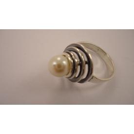 Schöner,handgefertigter Ring  925 Silber,mit Perle  |  | Artikelnummer: 119918059