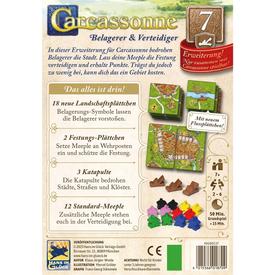 Carcassonne - Belagerer & Verteidiger | Die 7. Erweiterung - Hans im Glück | Artikelnummer: 4015566018709